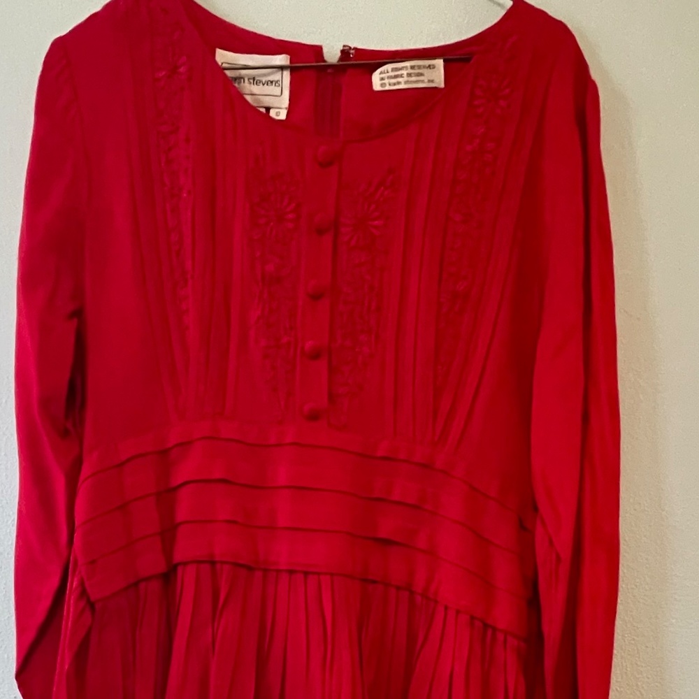 Lovely red holiday dress